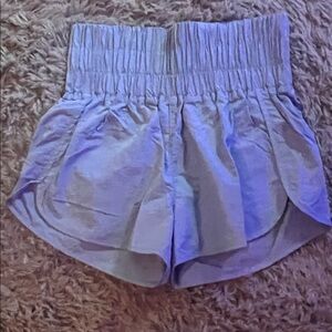 Zenana Outfitters High-Waisted Blue Shorts